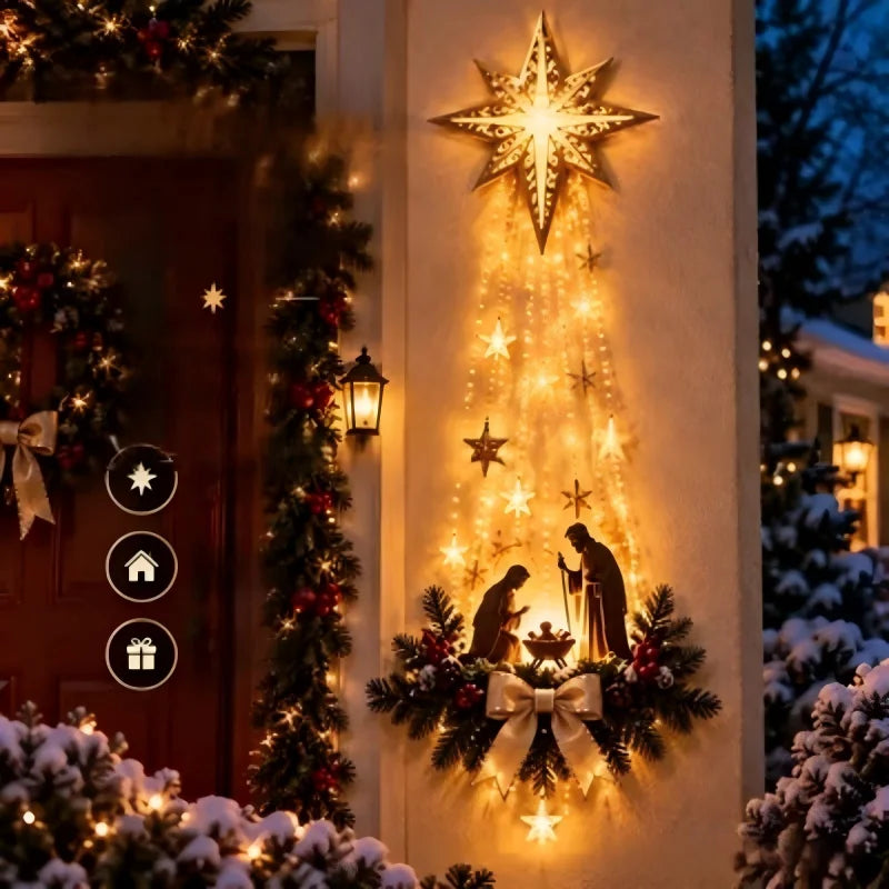 Nacimiento Luminoso para Pared – Decoración LED