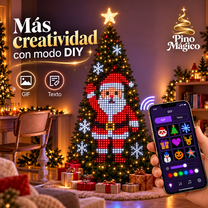 Luces Mágicas para Árbol de Navidad – Audiorrítmicas con App y Control
