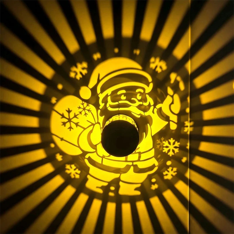 Proyector Solar de Santa Claus para Exterior