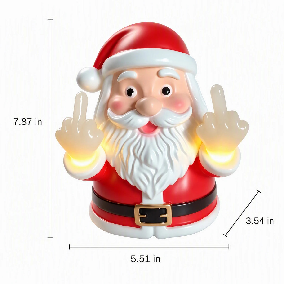 Santa Rebelde – Figura Luminosa LED