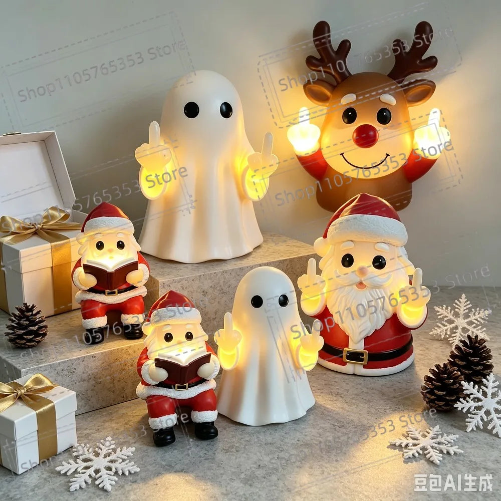 Lámpara Santa Rebelde – Luz Nocturna Decorativa