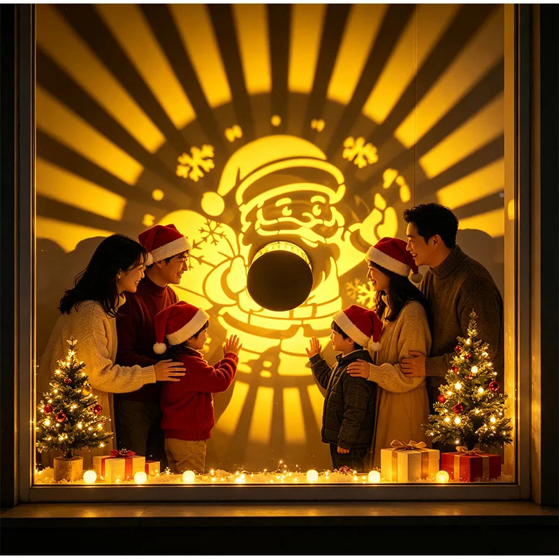 Proyector Solar de Santa Claus para Exterior