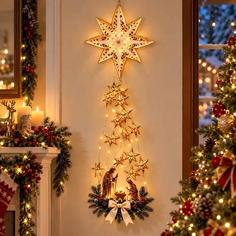 Nacimiento Luminoso para Pared – Decoración LED