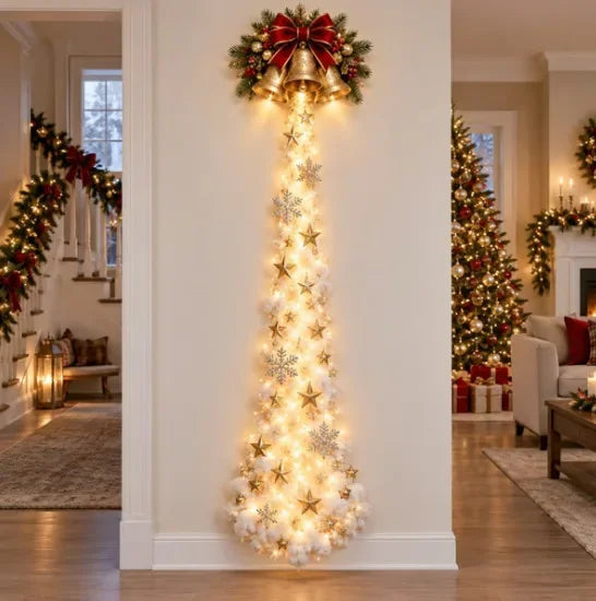Luz de Pared Mágica – Trineo de Santa con Renos