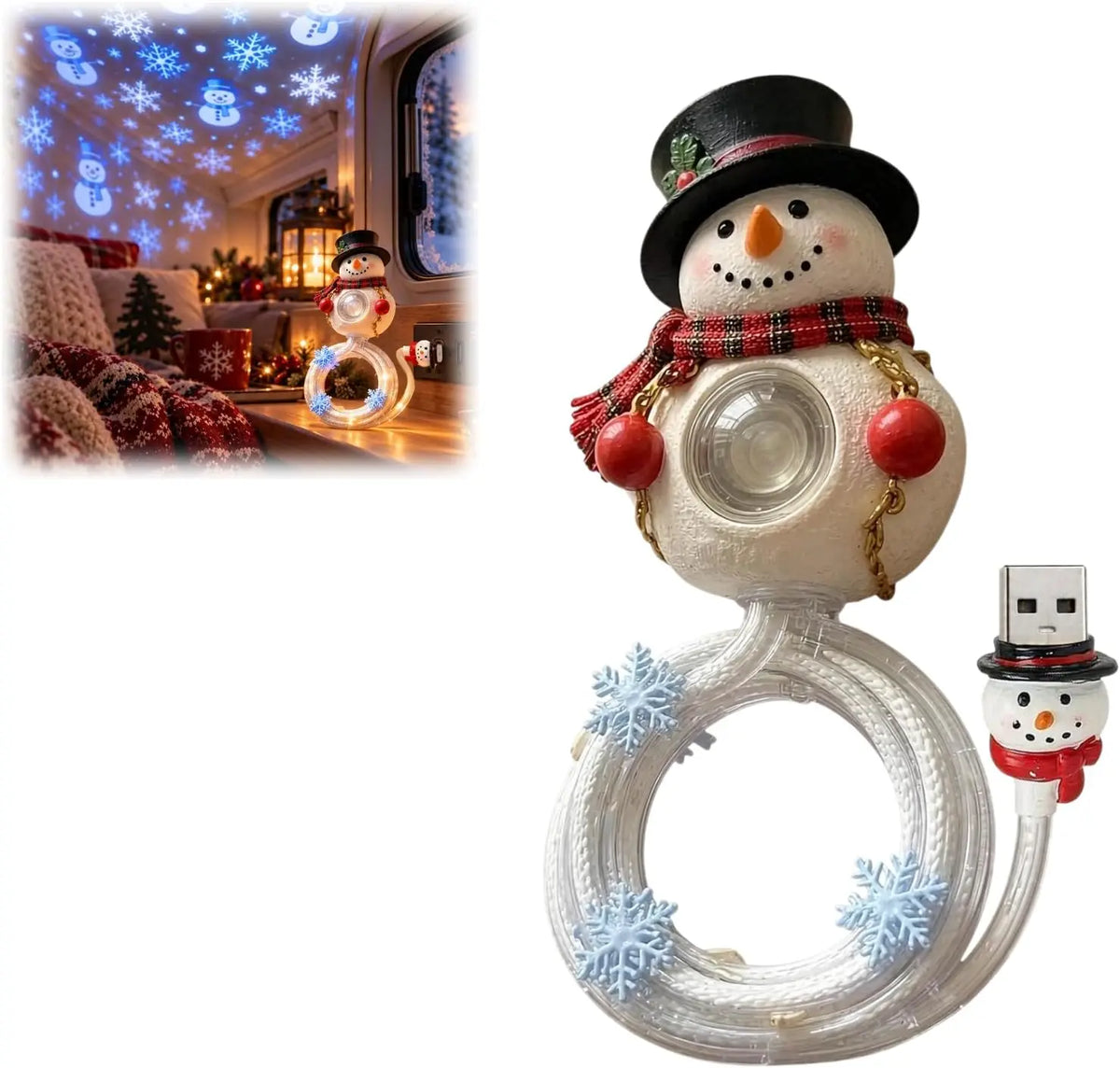 Proyector Navideño de Techo USB