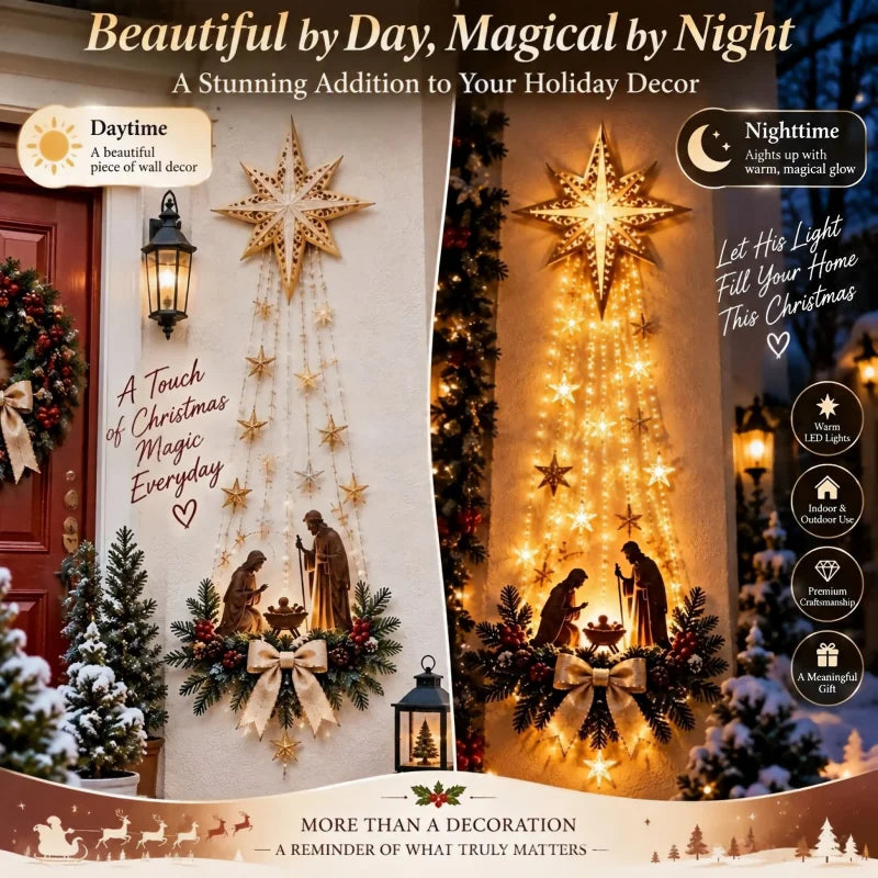 Nacimiento Luminoso para Pared – Decoración LED