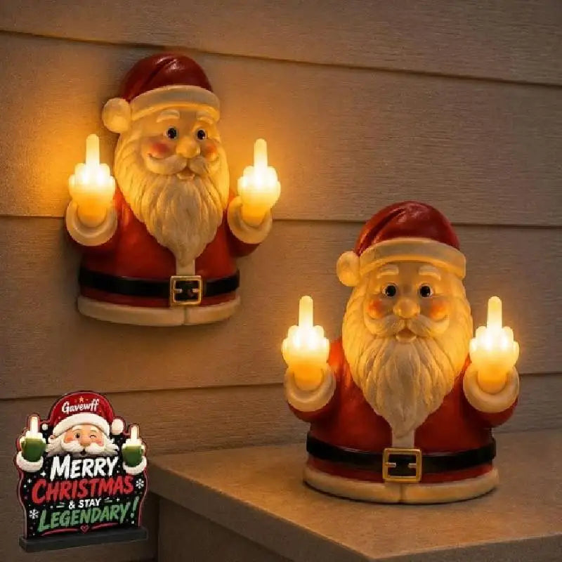 Santa Rebelde – Figura Luminosa LED