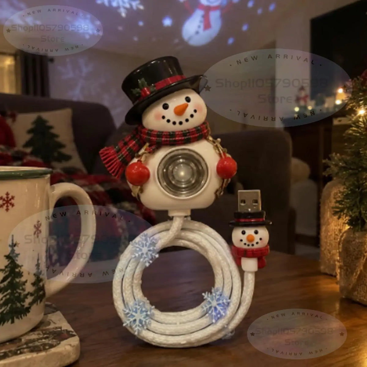 Proyector Navideño de Techo USB