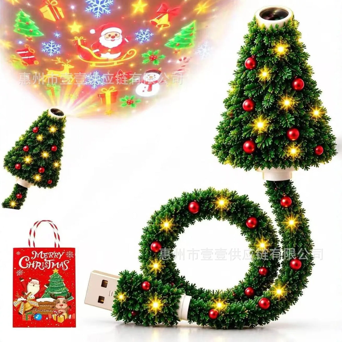 Proyector Navideño de Techo USB