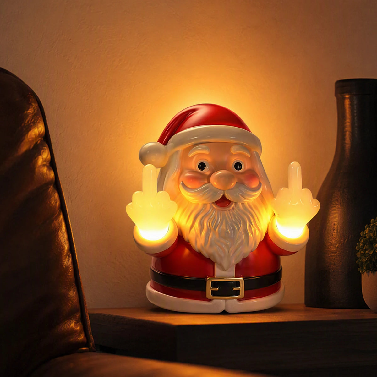 Santa Rebelde – Figura Luminosa LED