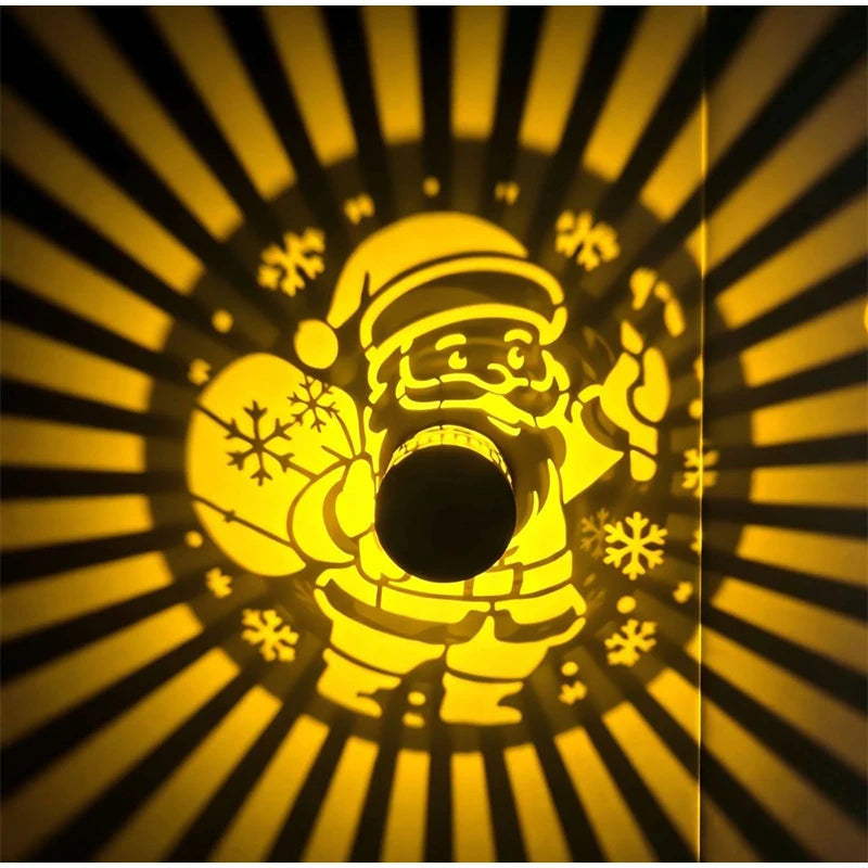 Proyector Solar de Santa Claus para Exterior