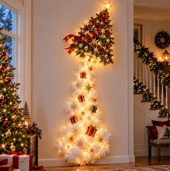 Luz de Pared Mágica – Trineo de Santa con Renos