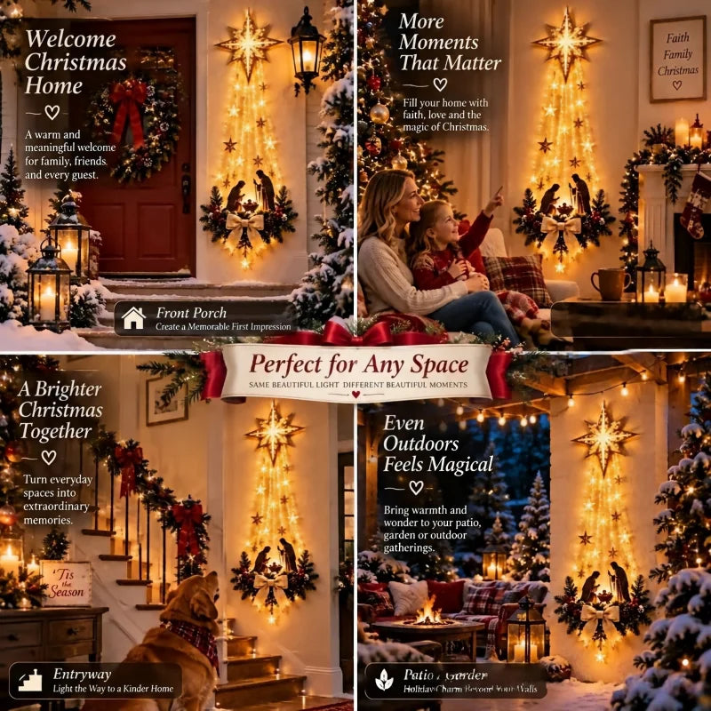 Nacimiento Luminoso para Pared – Decoración LED