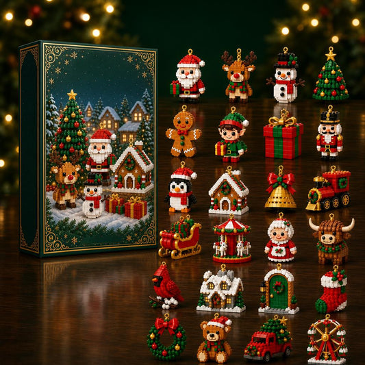 Calendario de Adviento – 24 Adornos Navideños para Armar – foto principal