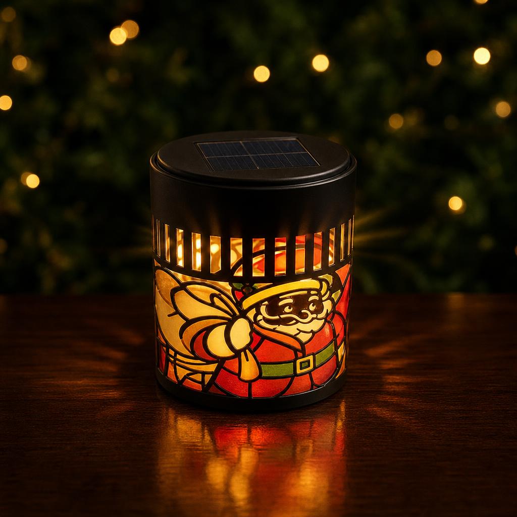 Proyector Solar de Santa Claus para Exterior – foto principal